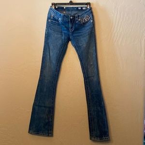 Miss Me signature bootcut jeans size 25